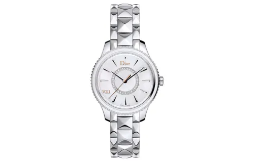 DIOR Wrist Watches Quartz Movement Stainless Steel Strap 32mm Mother of Pearl Color Watch Dial Unisex