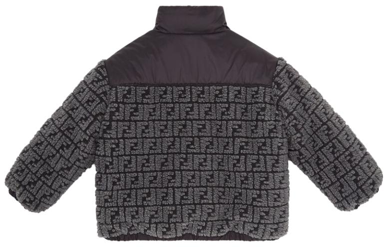 Детская куртка Fendi FW23 (темно-серая) — фото 2