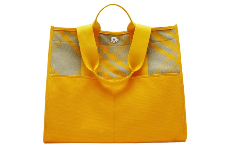 Burberry Shopper Tote Yellow/Beige