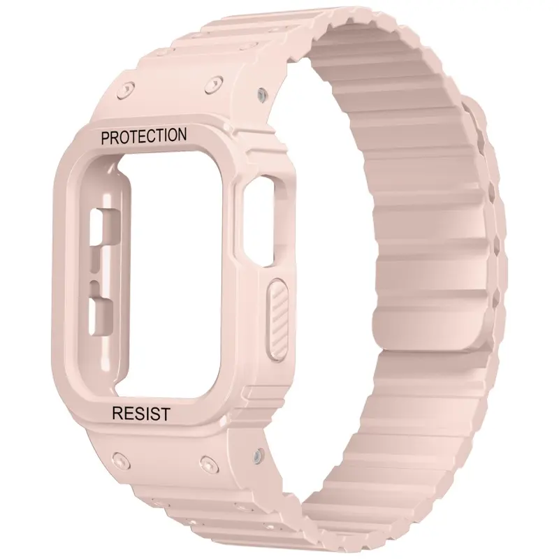 Apple, silicone fashionable watch strap for men and women, material