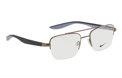 Nike Metal Aviator Eyeglass Frames Men's Black