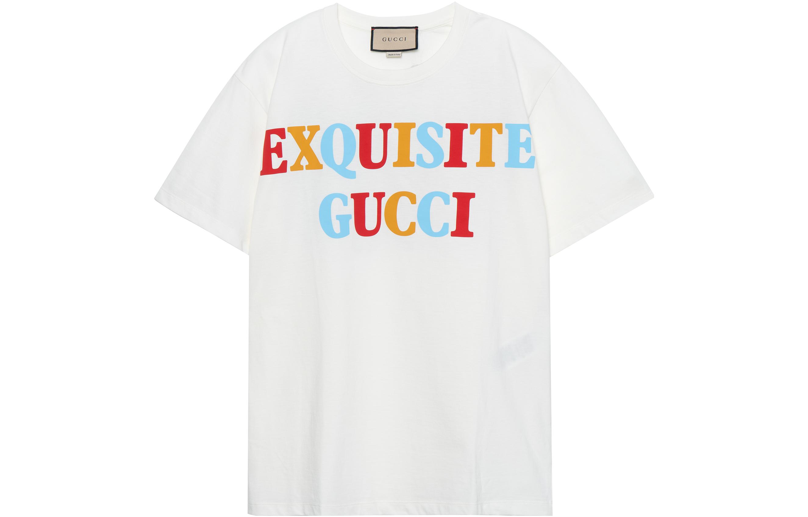 GUCCI Women's Oversized Exquisite GUCCI Heavy Cotton Jersey T Shirt
