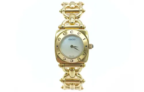GUCCI Horsebit Collection Wrist Watches Quartz Movement Alloy Strap 21mm White Dial Unisex