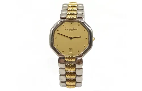 DIOR Mid Century Modern Collection Wrist Watches Quartz Movement Alloy Strap 32mm Gold Dial Unisex YPSBB169647
