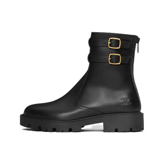 CELINE Ankle Boots Women's Black