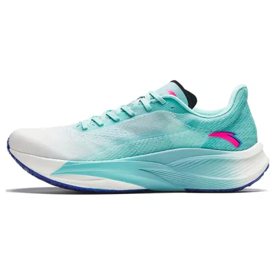 Anta C202 Abrasion Resistant Low Top Sprint Long Distance Running Training Running Shoes Men's Light Blue