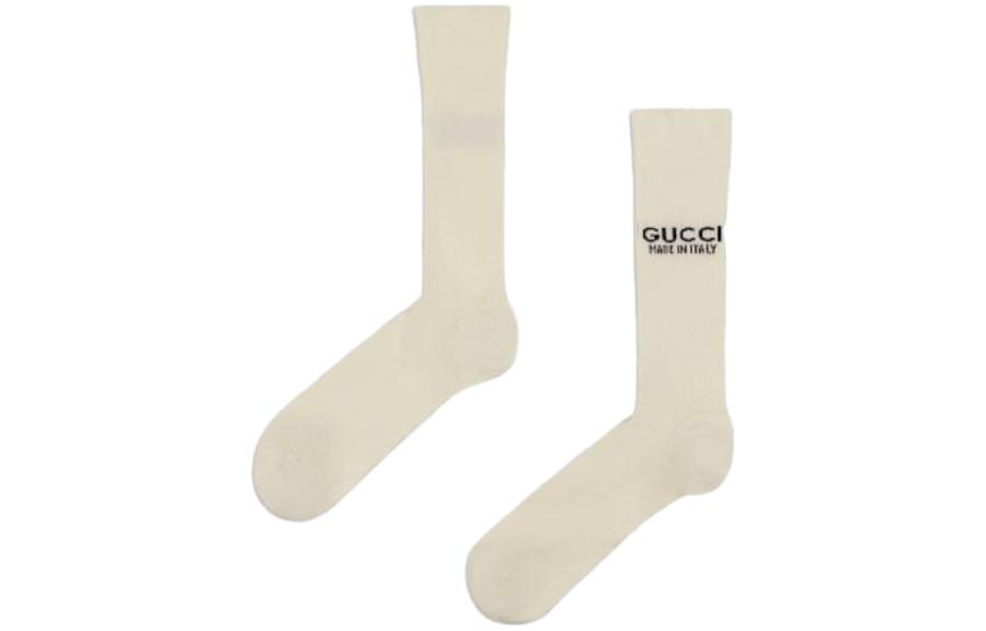 GUCCI FW23 Knee High Socks Men’s 1 Pack Beige