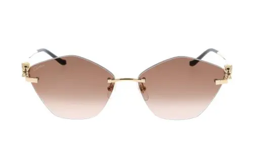 Cartier Geometric Frame Sunglasses