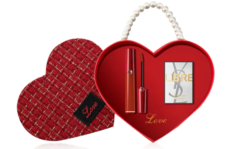 GIORGIO ARMANI Armani, lip gloss, makeup primer, set, moisturizing perfume for professional use, gift box, sample