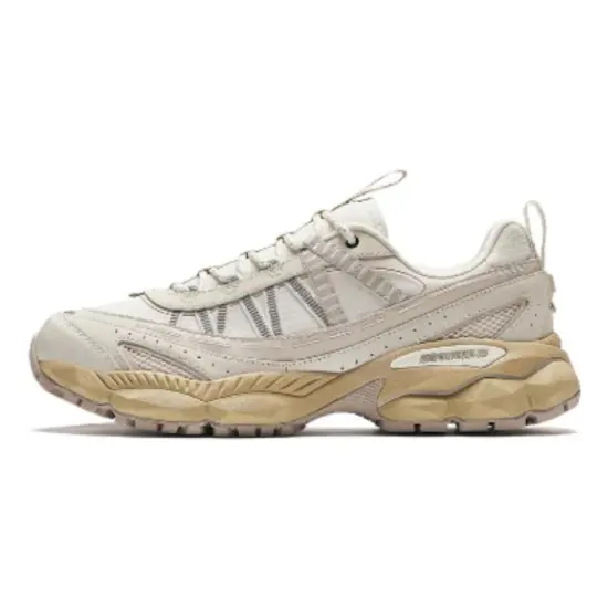 Anta AG02 Cushioning Wear-Resistant Low-Top Casual Shoes Men's White Gray