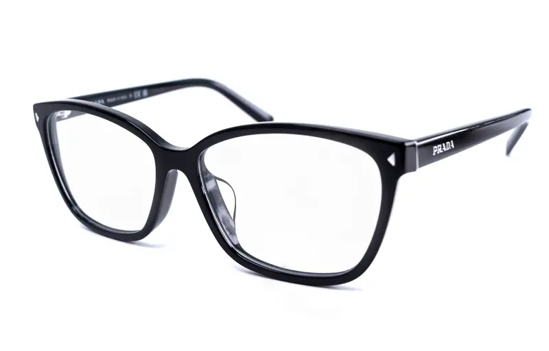PRADA Irregular Shape Eyeglass Frames Unisex
