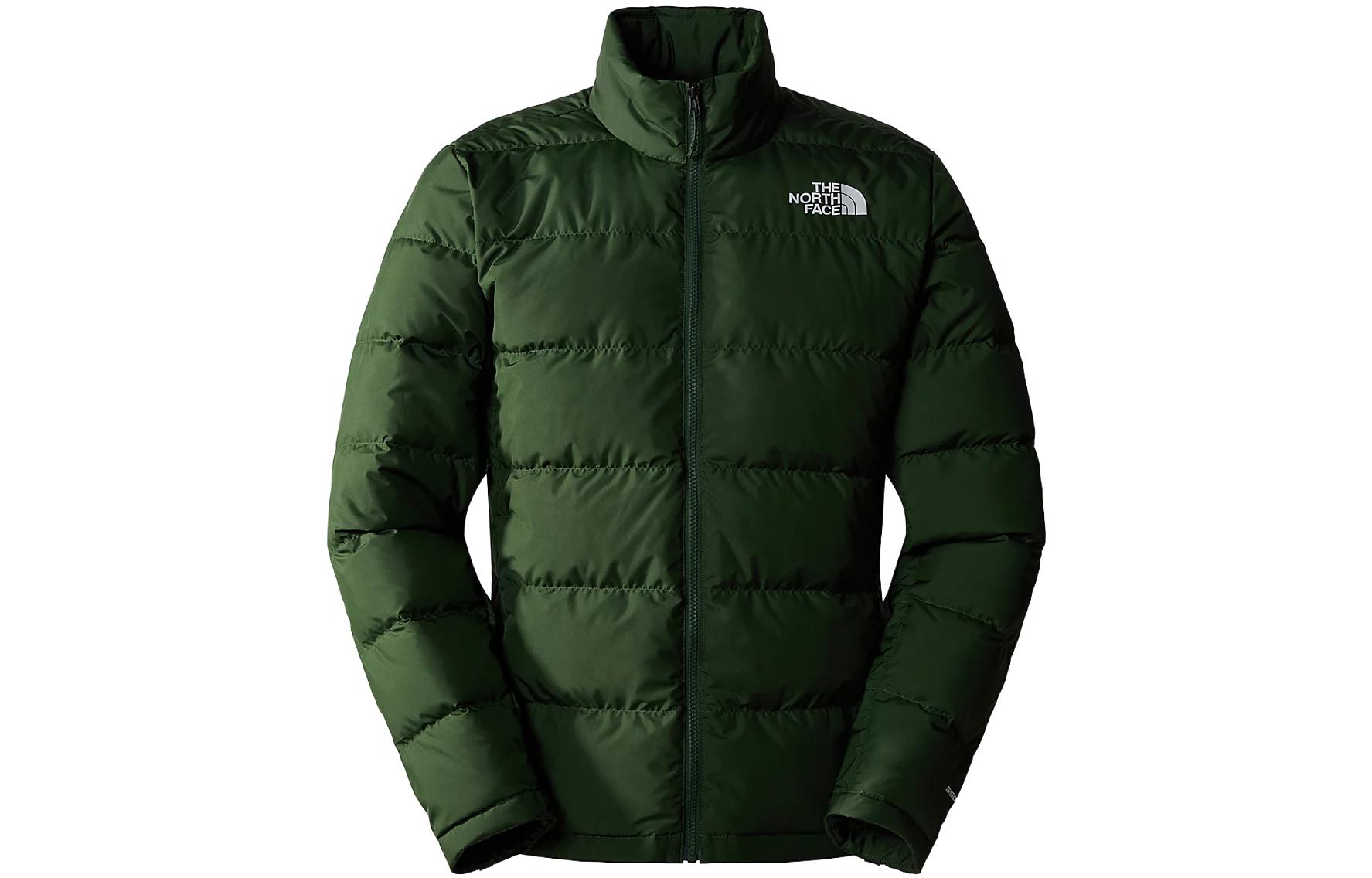Мужская куртка The North Face Mountain Light Triclimate Logo (зеленая) — фото 5