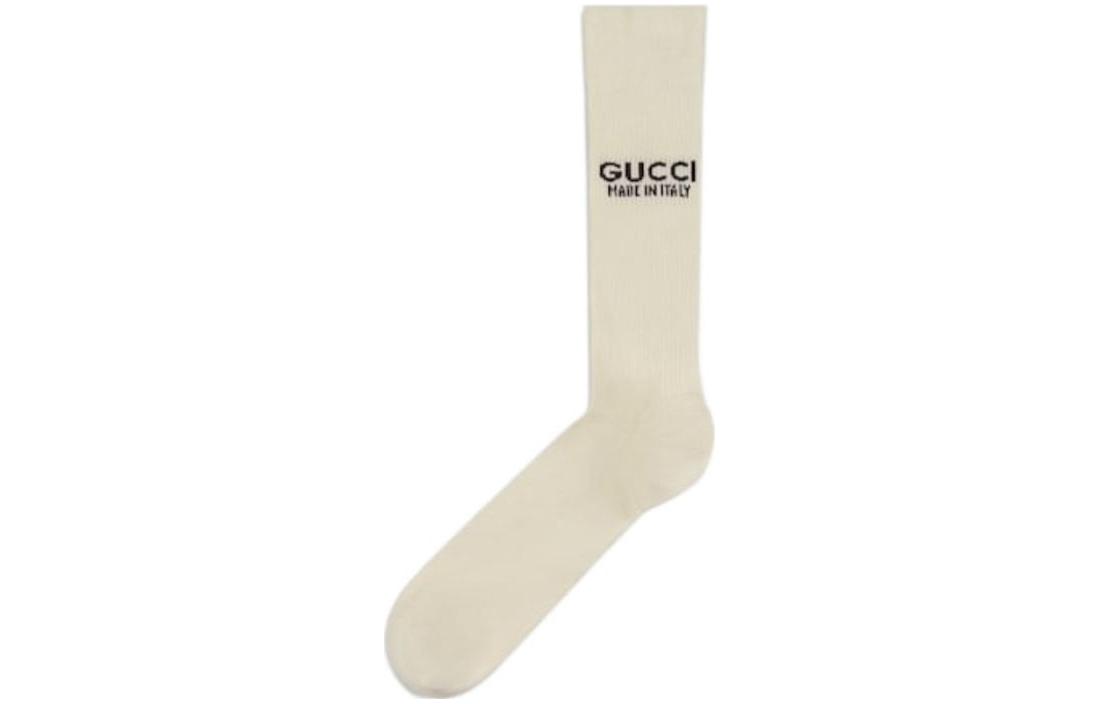 GUCCI FW23 Knee High Socks Men’s 1 Pack Beige