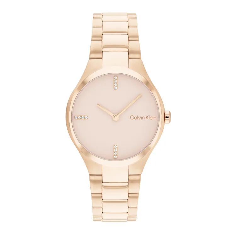 CK/Calvin Klein Wrist Watches Quartz Movement Rose Gold Watch Dial Women's Watch 25200334