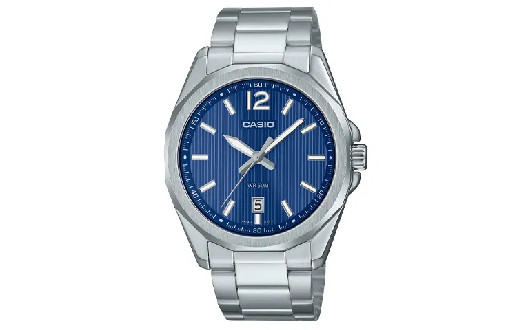 CASIO Men Standard Series Blue Watch MTPE725D2A