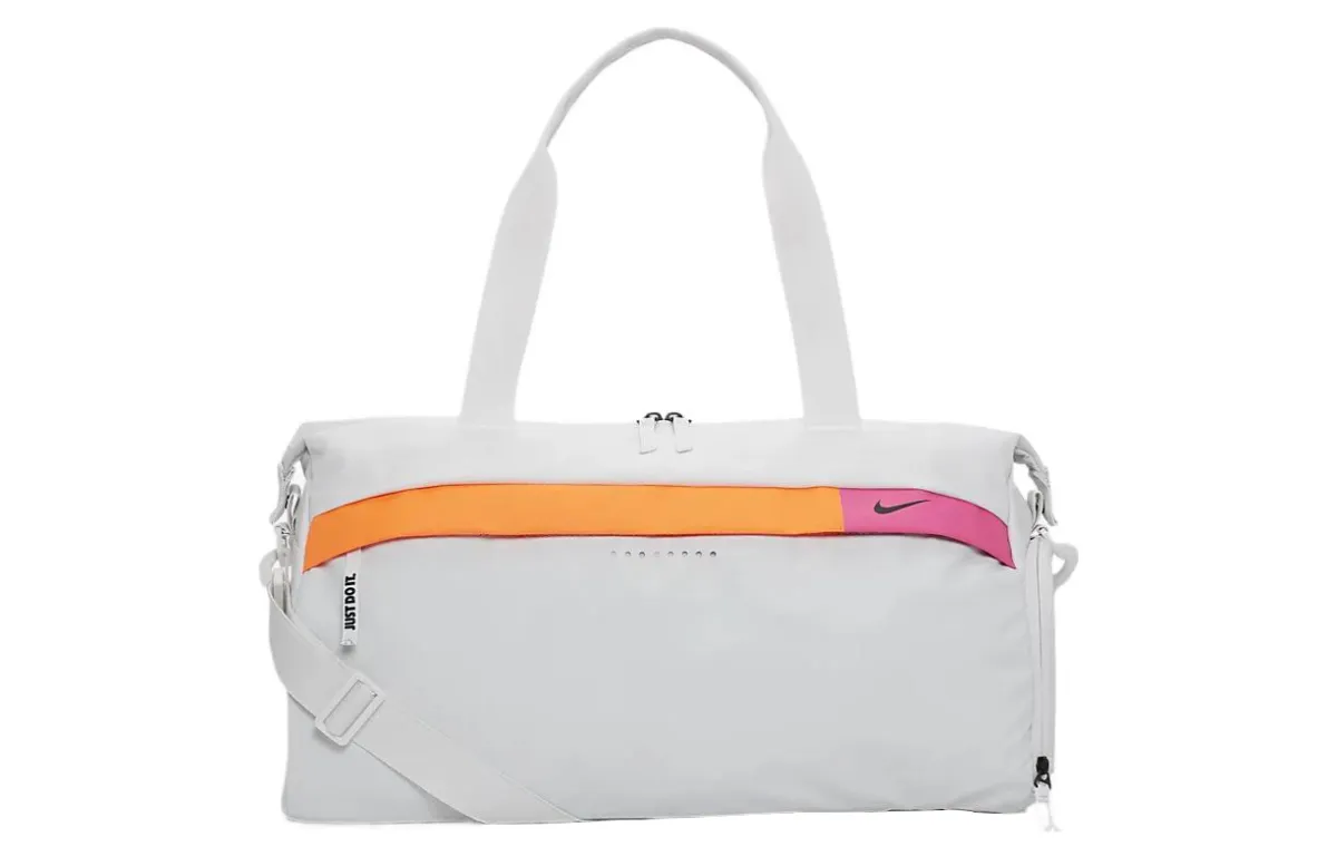 Nike Polyester Gym Bag, Shoulder Bag, Crossbody Bag Unisex White