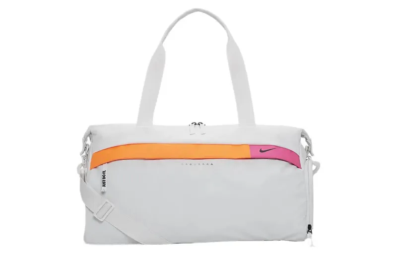 Nike Polyester Gym Bag, Shoulder Bag, Crossbody Bag Unisex White