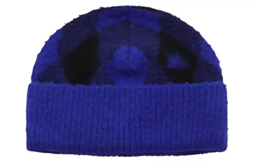 Burberry Check Intarsia-Knit Beanie