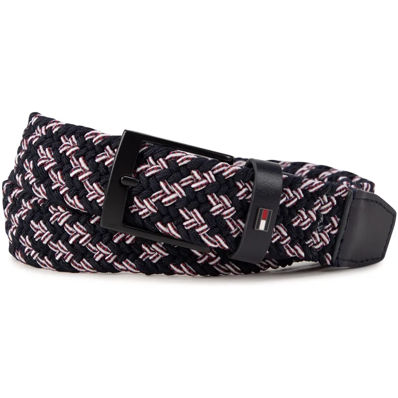 Tommy Hilfiger Polyester, Elastodiene Belts Men's 3.5cm