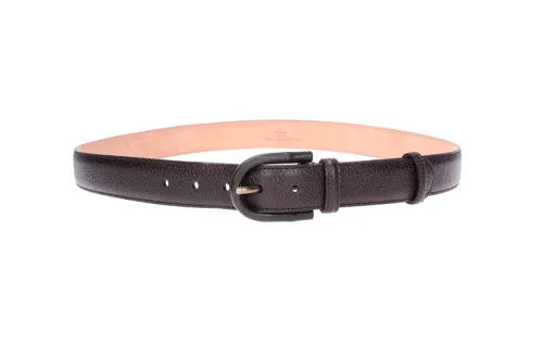 GUCCI Cow Leather Belts Men's Burgundy Width 3cm