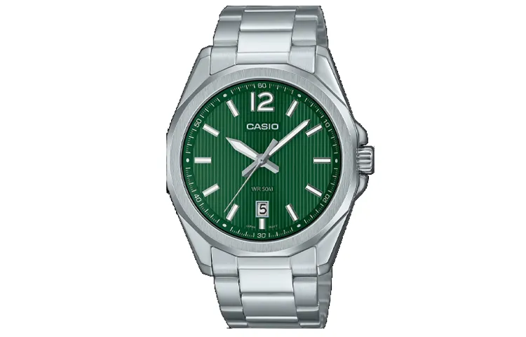 CASIO Men Standard Series Green Watch MTP-E725D-3A