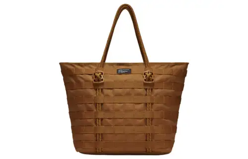 Nike Polyester Tote Bag, Shopping Bag, Shoulder Bag, Handbag Regular Women's Brown