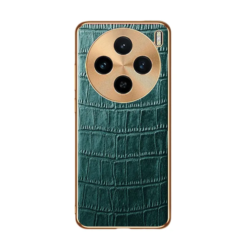 Vivo, compatible protective lens, classic high quality phone case, 100, material, business version, style, crocodile print, fall protection