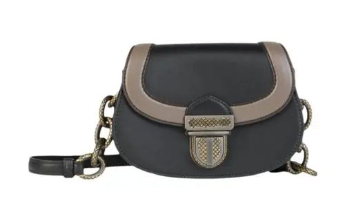 Bottega Veneta Flap Closure Leather Crossbody Bag, Shoulder Bag Women's Black