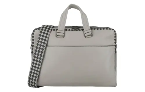 Bottega Veneta Leather Handbag Women's Gray