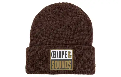A BATHING APE Logo-appliqué Ribbed-knit Beanie