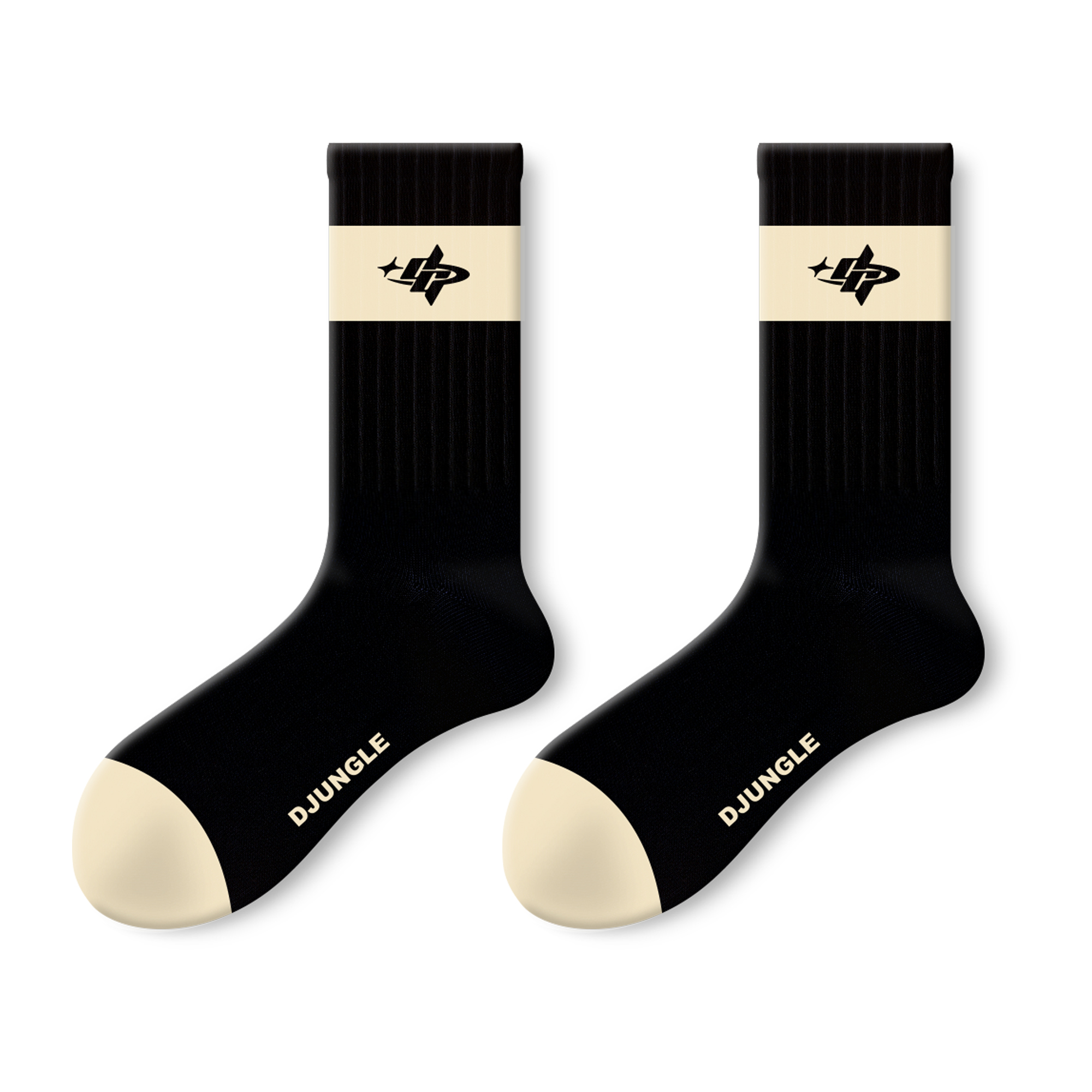DJUNGLE Crew Socks Unisex 5 Pack