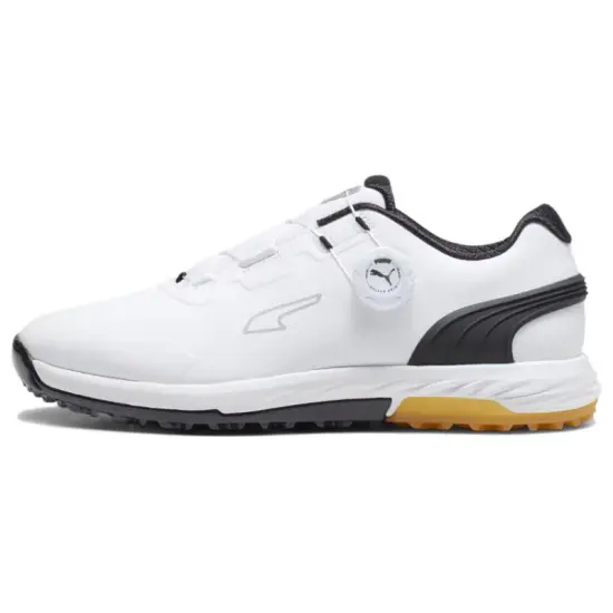 PUMA Alphacat Nitro Golf Shoes Men Low-Top White Black