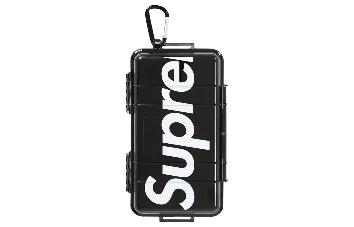 Supreme FW19 Polycarbonate Storage Box, Shoulder Bag Unisex Black