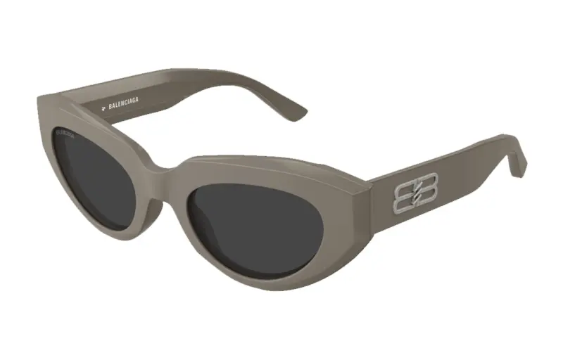 Balenciaga Cat Eye Sunglasses Women's Brown