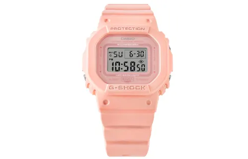 CASIO 200M Waterproof Quartz Movement Resin Strap Watch Women's Watch Pink Watch Dial