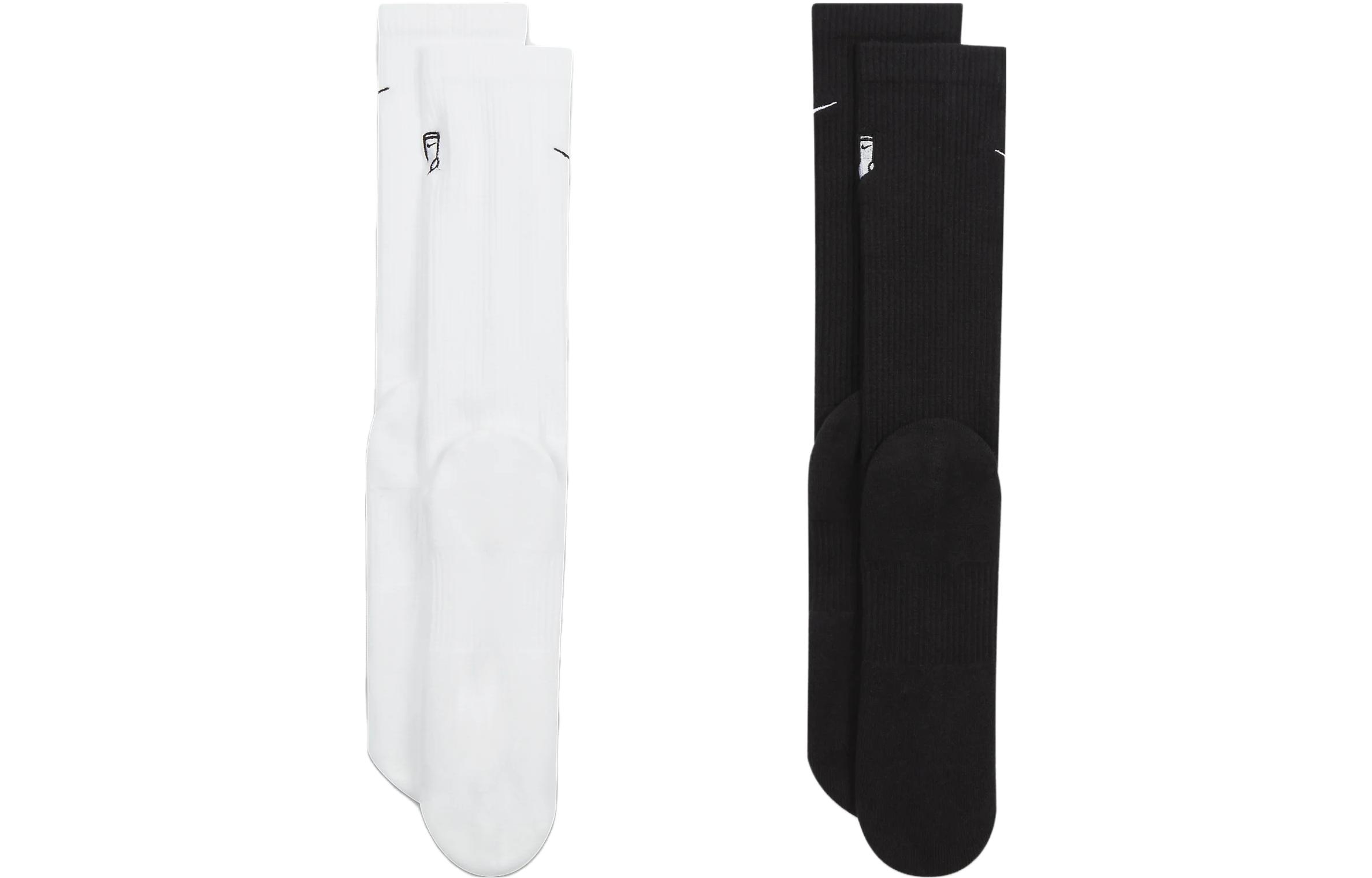Nike Everyday Plus Cushioned Crew Socks 2 Pairs Knee High Socks Men’s 2 Pack