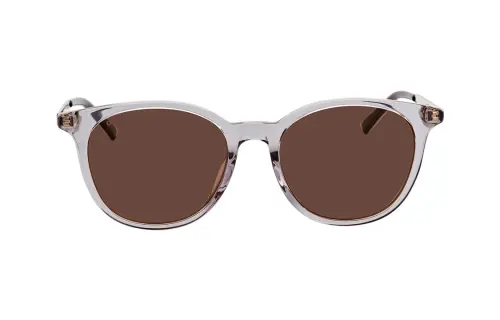 GUCCI Irregular Shape Sunglasses Men's Silver