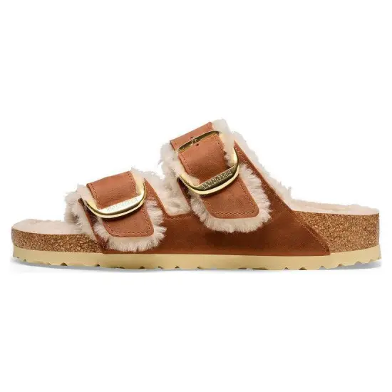 Birkenstock Slide Slippers Women's Light Brown