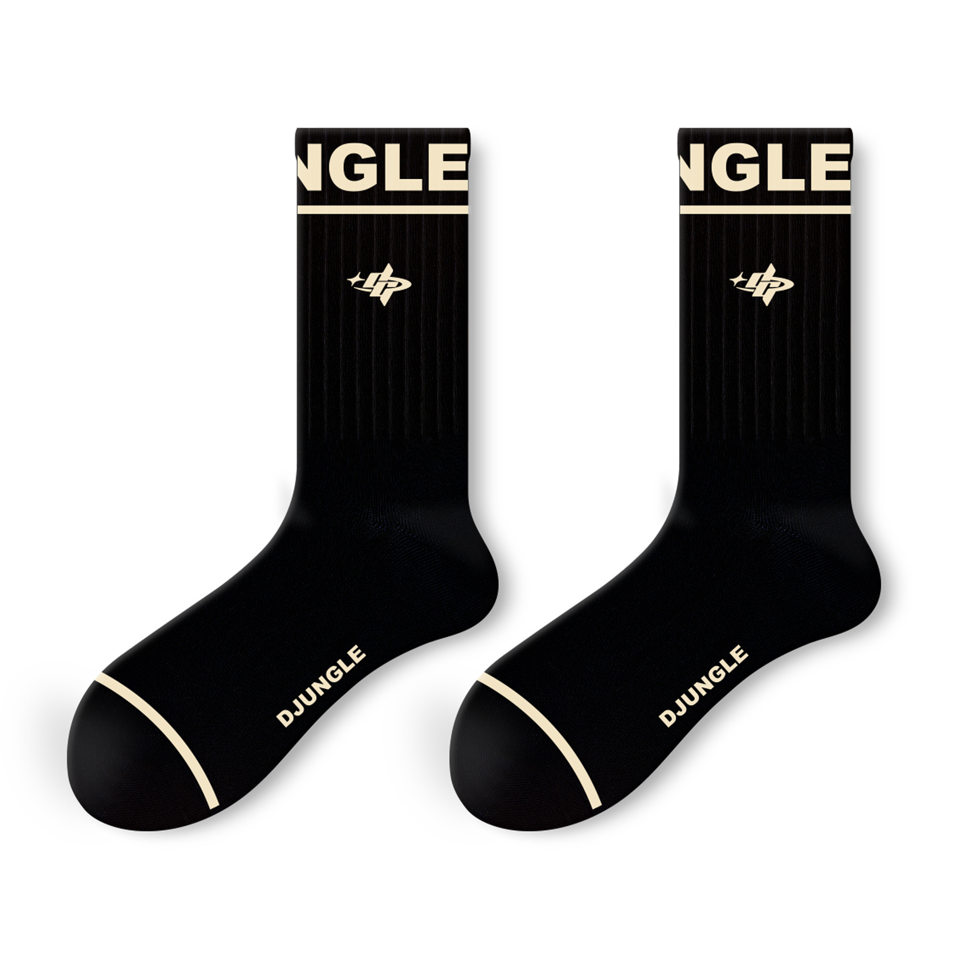 DJUNGLE Crew Socks Unisex 5 Pack