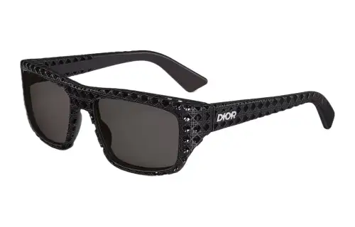 DIOR Rectangular Sunglasses Men's Black