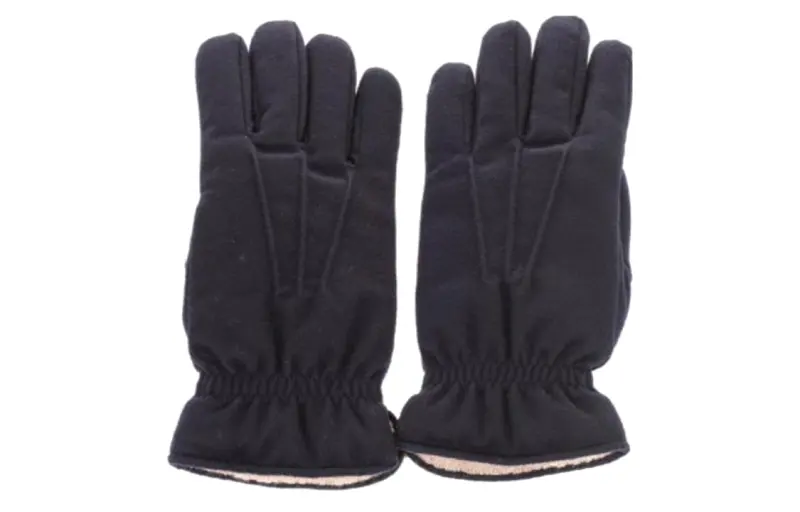 Loro Piana Knit Gloves Men's Dark Blue