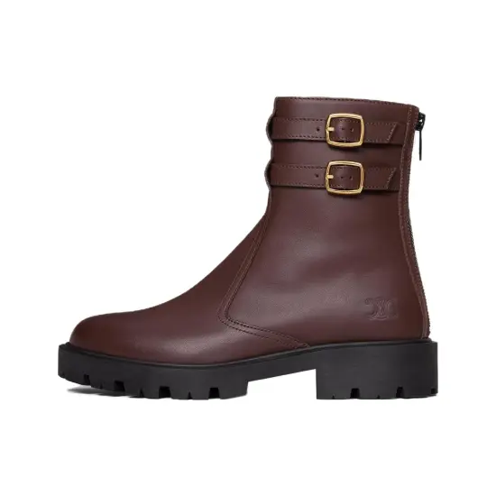 CELINE Ankle Boots Women's Brown
