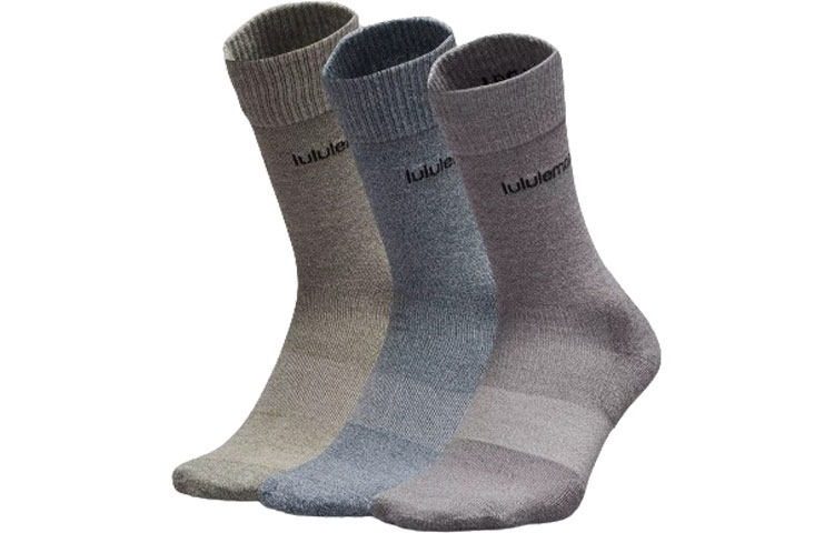 Lululemon Daily Stride Crew Socks Men’s 3 Pack