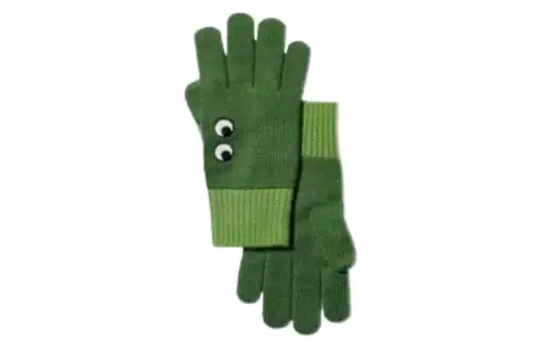 UNIQLO Knit Gloves Unisex Green