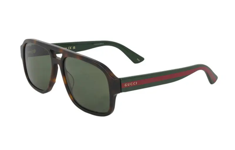 GUCCI Aviator Sunglasses Men's Black