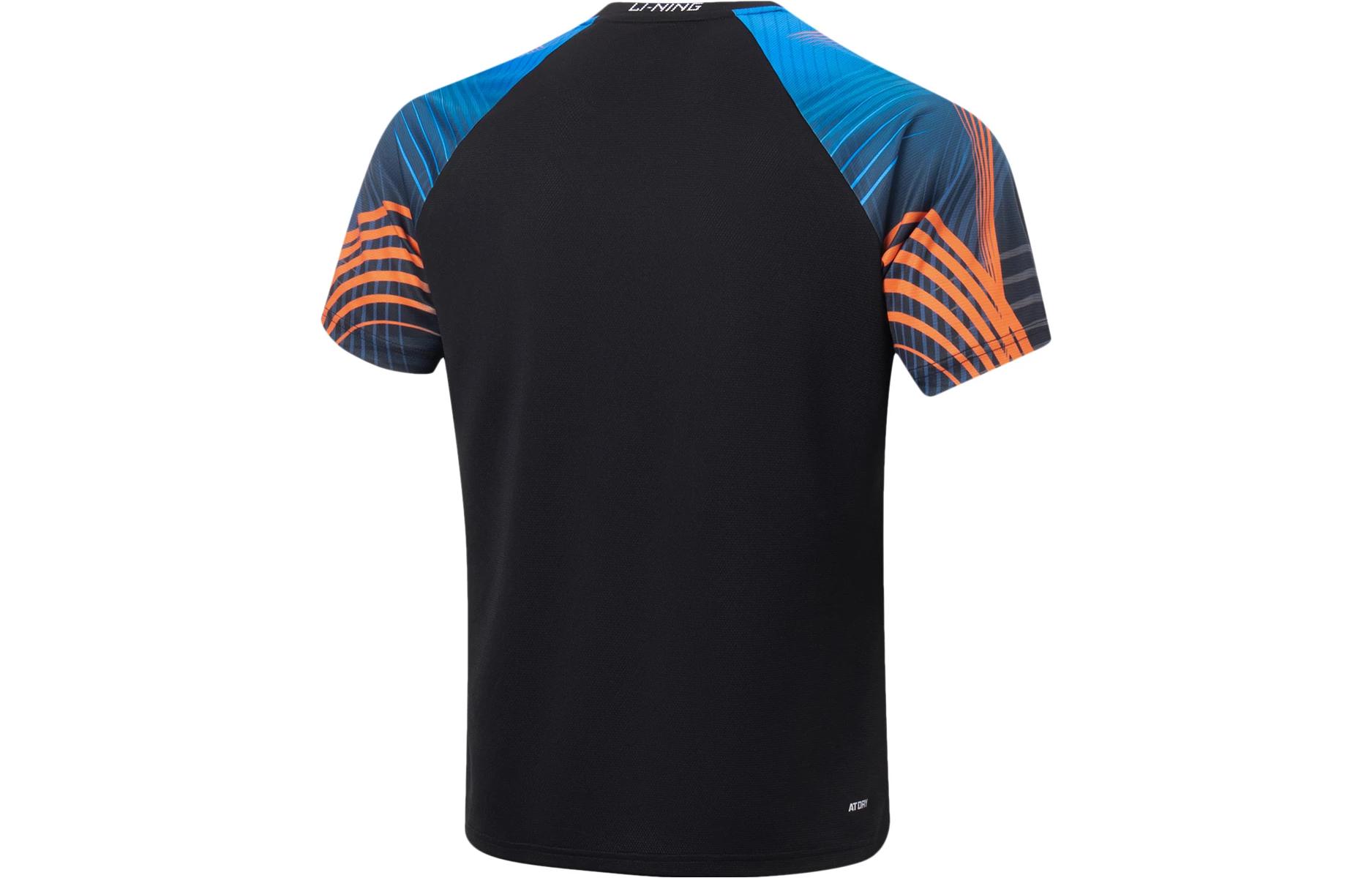 Li Ning Table Tennis Collection Raglan Sleeve T Shirt Unisex Black