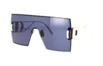 DIOR Irregular Shape Sunglasses Women's Blue
