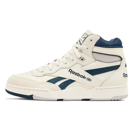 Reebok BB 4000 Mid Vintage Chalk Hoops Blue