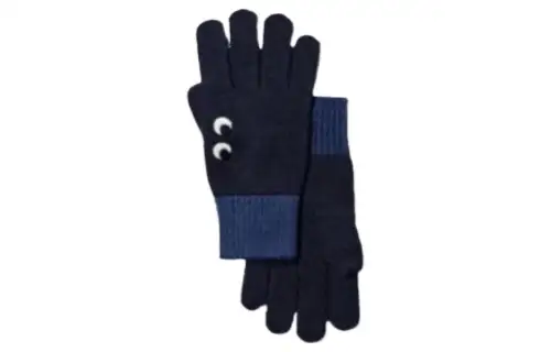 UNIQLO Knit Gloves Unisex Navy Blue