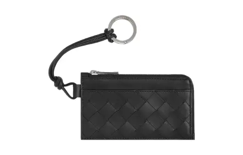 Bottega Veneta Intrecciato L Zippered Card Holder